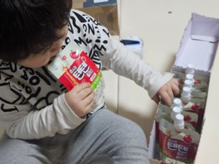 프리캠페인용 [한미사이언스] 우리 아이 튼튼, 엄마 마음 든든! 마시는텐텐 플러스 (100ml*10입) — 5점을 준 리뷰어가 2023년 9월 올린 사용 사진
