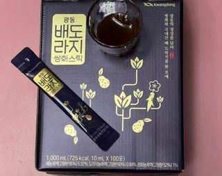 광동생활건강 나우 [광동] 배도라지 쌍화스틱 10mL x 100포 — 5점을 준 리뷰어가 2022년 12월 올린 사용 사진