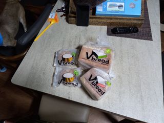 롯데제과 Vbread 포카치아식빵1개 + 미니식빵 1개 + 머핀 2개 세트 — 5점을 준 리뷰어가 2021년 9월 올린 사용 사진