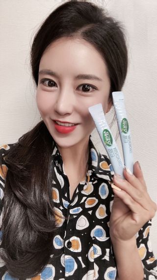 셀렉스스포츠 셀렉스 밀크세라마이드 저분자피쉬콜라겐 28포 X 1박스 — 4.5점을 준 리뷰어가 2021년 6월 올린 사용 사진