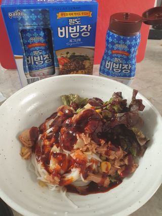 팔도비빔장 시그니처 380g 2개 — 5점을 준 리뷰어가 2022년 2월 올린 사용 사진