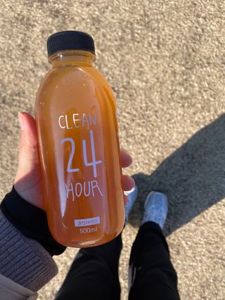 클린24시간 레드박스 1BOX(5포) + 전용보틀(500ml) — 5점을 준 리뷰어가 2024년 1월 올린 사용 사진