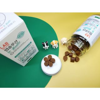랩솔루션 강아지 영양제 3종 중 택 1 — 3.5점을 준 리뷰어가 2022년 5월 올린 사용 사진