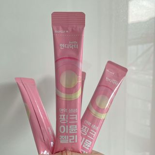[인디닥터] 면역 생생 핑크 이뮨 젤리 — 5점을 준 리뷰어가 2022년 6월 올린 사용 사진