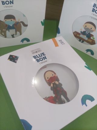 [블루 본 아이노우] 유아용 컬러마스크 40 PCS SET 2중 택 1 — 5점을 준 리뷰어가 2021년 4월 올린 사용 사진
