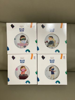 [블루 본 아이노우] 유아용 컬러마스크 40 PCS SET 2중 택 1 — 5점을 준 리뷰어가 2021년 5월 올린 사용 사진