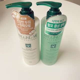 어라운드미 [어라운드 미] 탈모 증상 완화 스칼프 샴푸 + 두피 영양 공급 트리트먼트 — 5점을 준 리뷰어가 2021년 7월 올린 사용 사진