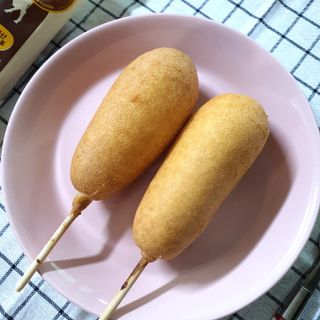 오마뎅 한우핫도그 — 5점을 준 리뷰어가 2021년 7월 올린 사용 사진