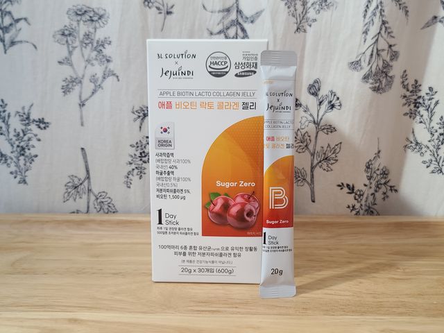 애플 비오틴 락토 콜라겐 젤리 리뷰 사진