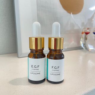 랑팡 EGF+FGF 10ppm 리포좀 앰플 원액 10ml — 5점을 준 리뷰어가 2021년 11월 올린 사용 사진