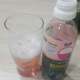 더그레잇티 콤부차 [매일유업] 더그레잇티 44kcal 콤부차 300ml *12개입 (오리지널 6개+베리리치 6개) — 5점을 준 리뷰어가 2023년 7월 올린 사용 사진