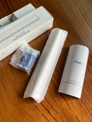 아카라 어두울 때만 켜지는 스마트 무선 센서등 — 4점을 준 리뷰어가 2021년 11월 올린 사용 사진