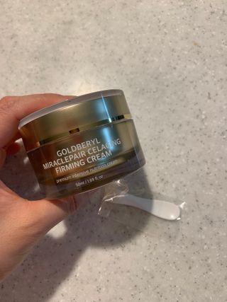 피부미 골드베릴 미라클페어 세레이징 퍼밍 크림 50ml — 5점을 준 리뷰어가 2021년 9월 올린 사용 사진