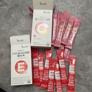 인디닥터 면역 생생 핑크 이뮨 젤리 + 타이탄 BCAA 프로틴 젤리스틱 — 5점을 준 리뷰어가 2022년 3월 올린 사용 사진