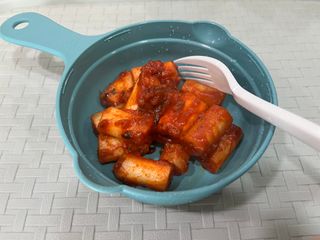 프리 [요리궁리] 타입 B (매콤,치즈,매콤까르보) 꽃떡볶이 6개입 세트 — 5점을 준 리뷰어가 2025년 2월 올린 사용 사진
