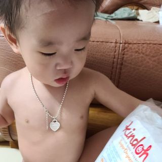 킨도 프리미엄 슈퍼드라이니스 밴드형 기저귀 — 5점을 준 리뷰어가 2021년 5월 올린 사용 사진