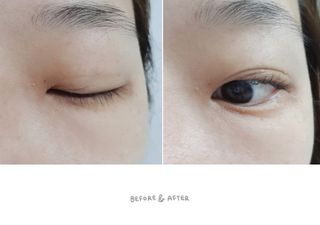 피비에스코리아 [오마이셀프] 셀프 속눈썹펌 키트 뷰러펌 파마 세트 — 3점을 준 리뷰어가 2021년 11월 올린 사용 사진