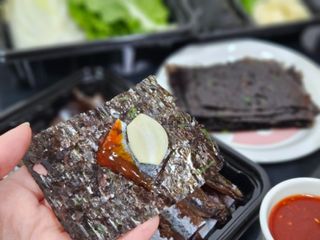 마라도푸드 포항 구룡포 햇 과메기 야채세트 마라도회식당 꽁치 — 5점을 준 리뷰어가 2024년 1월 올린 사용 사진