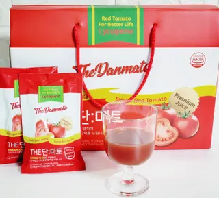 제이제이바이오 더단마토 프리미엄주스 100ml 30팩입 - 무설탕 스테비아 토마토즙 — 3점을 준 리뷰어가 2022년 1월 올린 사용 사진