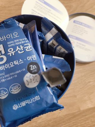 서울약사신협_프로바이오생유산균_2.5G x 100포 — 5점을 준 리뷰어가 2021년 3월 올린 사용 사진