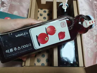 [바이윙클] 페르시아 유기농 석류 착즙주스 750ml 2병 + 선물박스 세트 — 4점을 준 리뷰어가 2022년 2월 올린 사용 사진