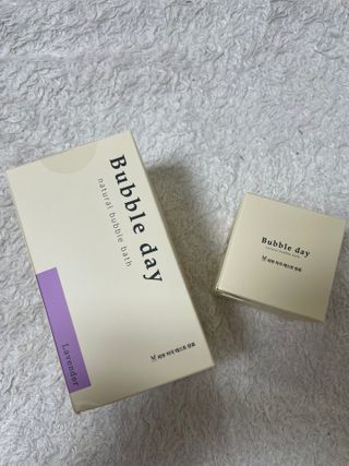 버블데이 아로마/과일 거품 입욕제 — 5점을 준 리뷰어가 2021년 7월 올린 사용 사진