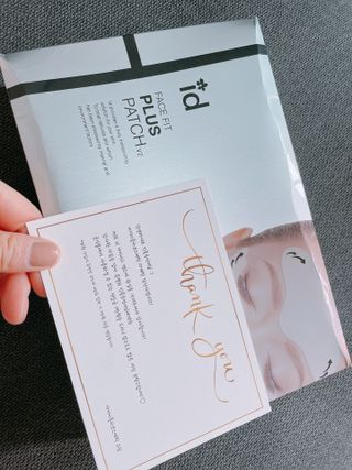 아이디플라코스메틱 아이디 페이스핏 플러스 패치 v2 — 5점을 준 리뷰어가 2021년 4월 올린 사용 사진