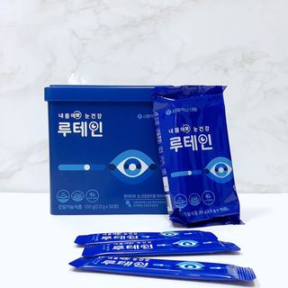 서울약사신협_내몸애눈건강루테인_2g x 50포 — 3.5점을 준 리뷰어가 2020년 12월 올린 사용 사진