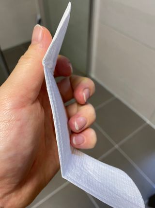 블루블루 유기농 순면 커버 생리대 — 5점을 준 리뷰어가 2021년 2월 올린 사용 사진