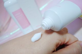 화이트리 채움 베리어 로션, 베리어 크림 세트 — 4점을 준 리뷰어가 2021년 2월 올린 사용 사진
