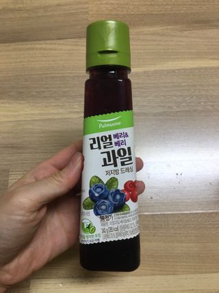 [풀무원] 리얼 과일  저지방 드레싱 240g 3종 — 5점을 준 리뷰어가 2021년 3월 올린 사용 사진
