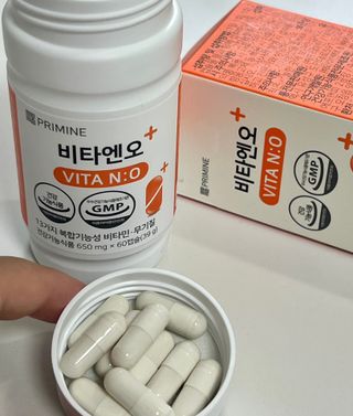 프리마인 성큼다가온 봄, 이너뷰티를 챙겨야 피부도 화사하게, 컨디션도 활기차게. 흡수율을 높인 고효율 비타민. — 5점을 준 리뷰어가 2022년 12월 올린 사용 사진