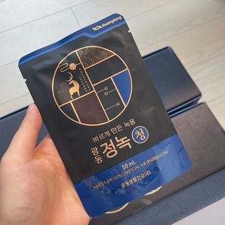 [광동생활건강] 광동정녹청 30포 — 5점을 준 리뷰어가 2021년 10월 올린 사용 사진