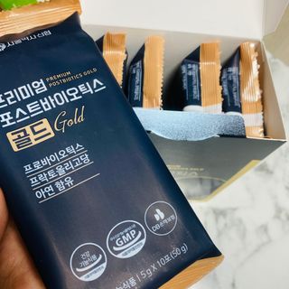 서울약사신협_프리미엄포스트바이오틱스골드_5g x 50포 — 5점을 준 리뷰어가 2021년 5월 올린 사용 사진