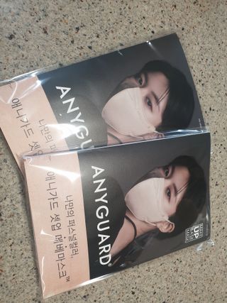 애니가드 셋업메베마스크 (대형 4컬러 + 중형 4컬러) — 5점을 준 리뷰어가 2022년 4월 올린 사용 사진