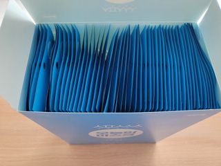 [심폐소생소] KF94 오늘의 마스크 대형 — 5점을 준 리뷰어가 2021년 9월 올린 사용 사진