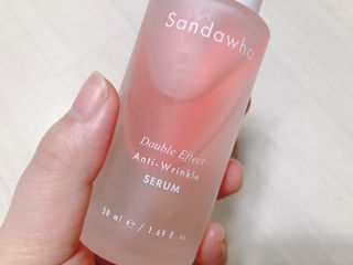 산다화 더블 이펙트 안티 링클 세럼 50ml — 3.5점을 준 리뷰어가 2021년 9월 올린 사용 사진