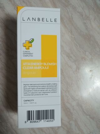 랑벨 비타 에너지 잡티 앰플 50ml 고농축 비타민, 저자극, 수분 촉촉, 미백 앰플 — 5점을 준 리뷰어가 2022년 4월 올린 사용 사진