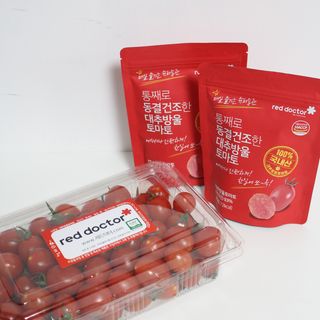 레드닥터 대추방울토마토 + 통째로 동결건조한 대추방울토마토 — 5점을 준 리뷰어가 2022년 12월 올린 사용 사진
