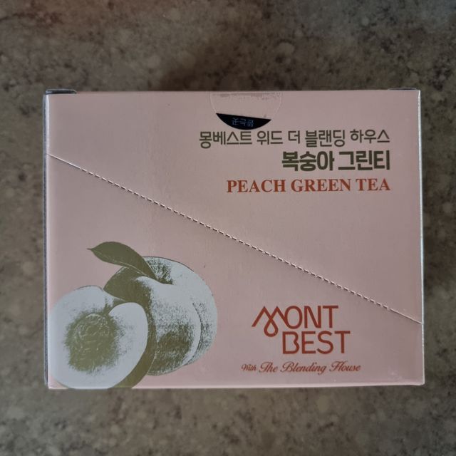 몽베스트 위드더 블랜딩 하우스 _복숭아 그린티 리뷰 사진