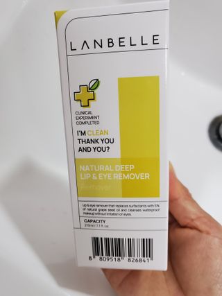랑벨 내츄럴 딥 립앤아이 리무버 210ml — 5점을 준 리뷰어가 2022년 6월 올린 사용 사진