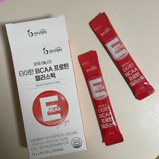 [인디닥터] 타이탄 BCAA 프로틴 젤리스틱 — 5점을 준 리뷰어가 2022년 5월 올린 사용 사진