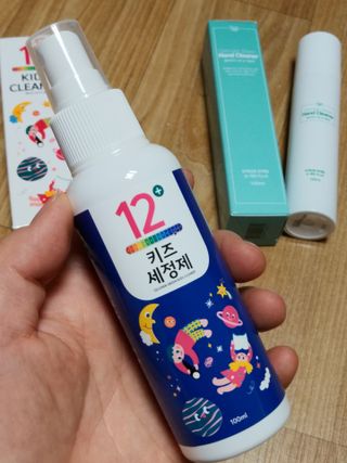 셀바이져 항균 스프레이 핸드워시 + 키즈세정제 SET — 5점을 준 리뷰어가 2021년 3월 올린 사용 사진