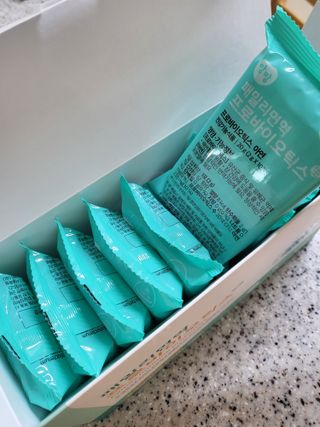 앙팡 패밀리면역 프로바이오틱스 2g x 100포 — 5점을 준 리뷰어가 2022년 10월 올린 사용 사진