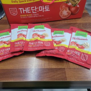 제이제이바이오 더단마토 프리미엄주스 100ml 30팩입 - 무설탕 스테비아 토마토즙 — 4점을 준 리뷰어가 2021년 11월 올린 사용 사진