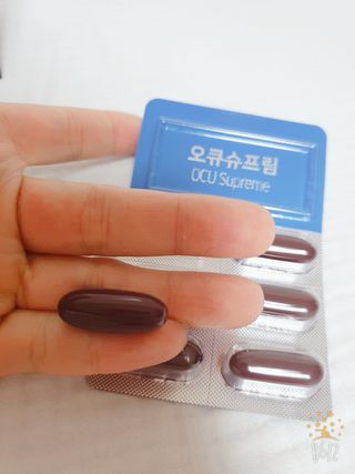뉴트리션팩토리 비타프렙 오큐슈프림 루테인 오메가3 1050mg — 5점을 준 리뷰어가 2021년 10월 올린 사용 사진