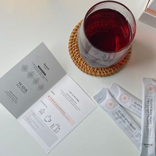 세렌디뷰티_이너뷰티 티톡스 로즈 베리 — 5점을 준 리뷰어가 2021년 3월 올린 사용 사진