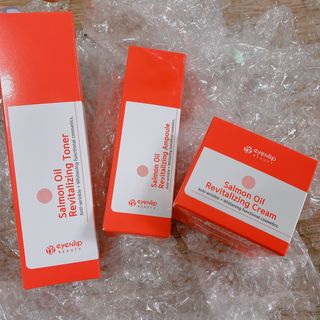 아이앤립 / EYENLIP 아이앤립 연어오일 리바이탈라이징 토너+앰플+크림 3종 세트 — 5점을 준 리뷰어가 2021년 6월 올린 사용 사진