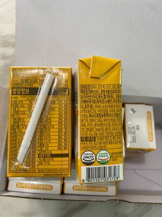 메디웰 페디아드링크 미니 바나나맛 — 5점을 준 리뷰어가 2022년 8월 올린 사용 사진