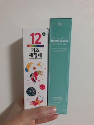 셀바이져 항균 스프레이 핸드워시 + 키즈세정제 SET — 5점을 준 리뷰어가 2021년 3월 올린 사용 사진
